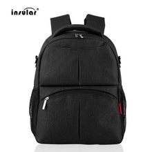 Load image into Gallery viewer, INSULAR Mummy Diaper Backpack Fashionable Large Capacity Mother Bag Multifunctional Travel Baby Backpack bag Nappy Bags